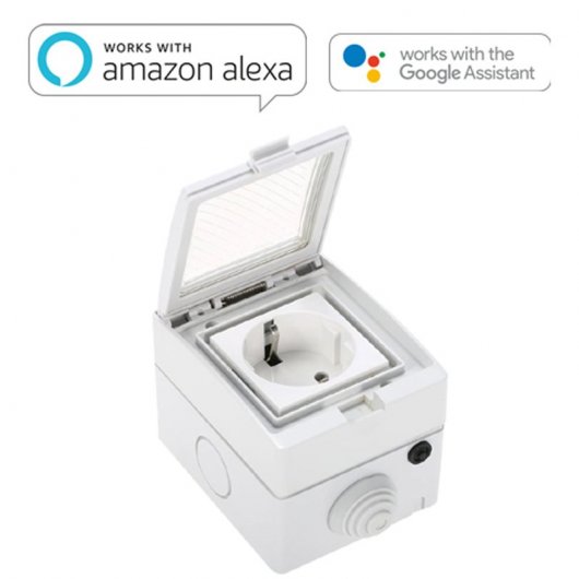 V-Tac Enchufe Inteligente WiFi Blanco