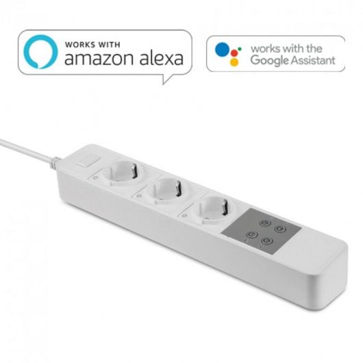 V-Tac 8420 Regleta Inteligente WiFi 3 Tomas