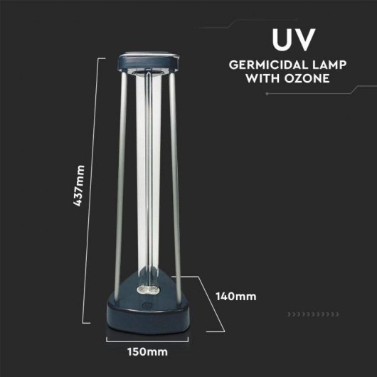 V-Tac 11203 Lámpara Desinfección Ultravioleta + Ozono 38W