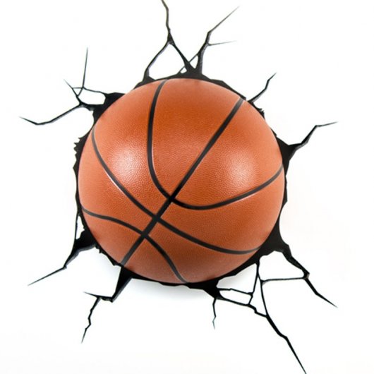 3DLightFX 14201 Luz Quitamiedos 3D Baloncesto