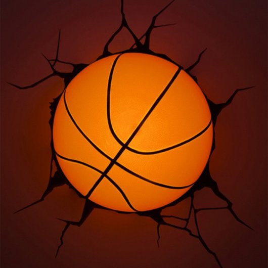 3DLightFX 14201 Luz Quitamiedos 3D Baloncesto
