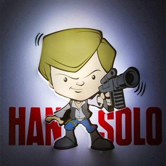 3DLightFX 14270 Luz Quitamiedos 3D StarWars Mini Han Solo