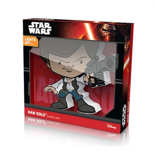 3DLightFX 14270 Luz Quitamiedos 3D StarWars Mini Han Solo