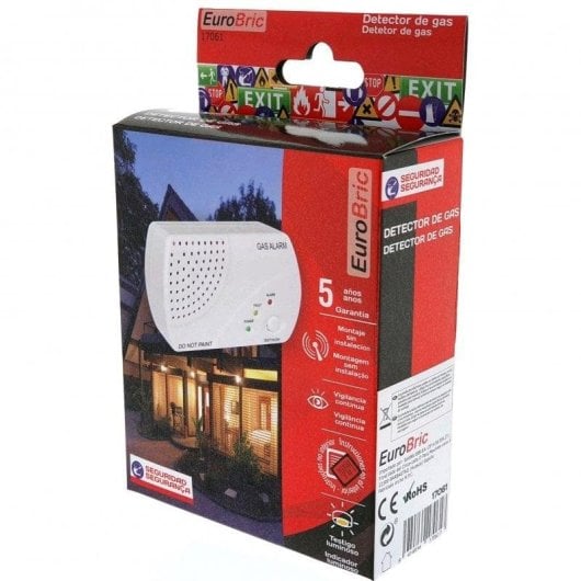 Eurobric 17061 Detector de Gas Propano y Natural