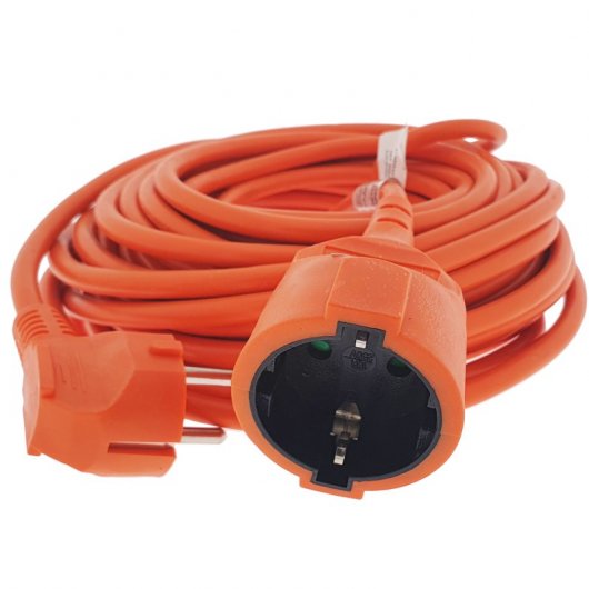 Eurobric 30336 Prolongador 25m Naranja
