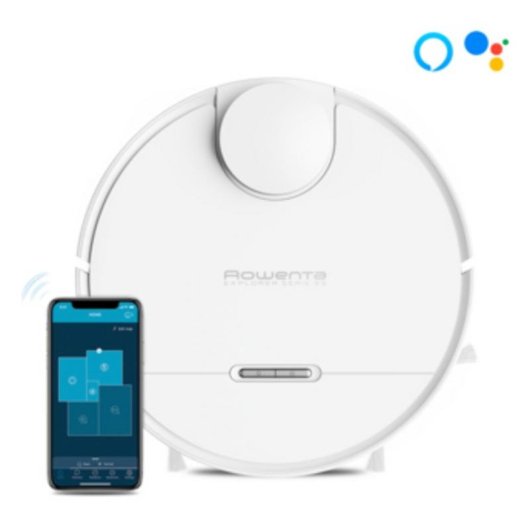 Saugroboter mit Wischfunktion Rowenta X-plorer Serie 95 Animal Care Navigationsklasse Laser 12.000 Pa Sprachsteuerung Tierhaar-Spezial