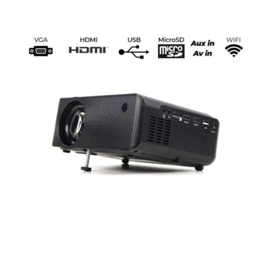 Projecteur Prixton Cinema Deluxe WXGA 180 Lumens 230" LED LCD Portable WiFi Bluetooth