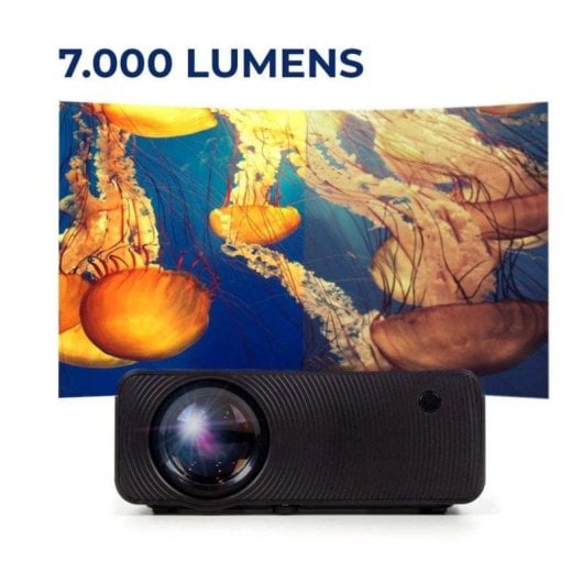 Projecteur PRIXTON Cinema Deluxe WXGA 7000 Lumens 230" LED LCD WiFi Bluetooth Smart