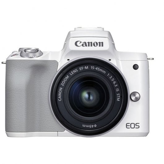 Canon M50 Mark II 24,1MP WiFi Blanc + Objectif 15-45mm F3.5-6.3 IS STM