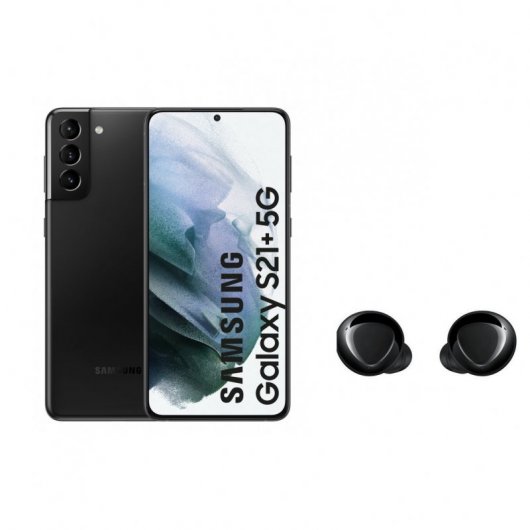 Samsung Galaxy S21 Plus 5G 128GB Negro + Galaxy Buds+ Negro