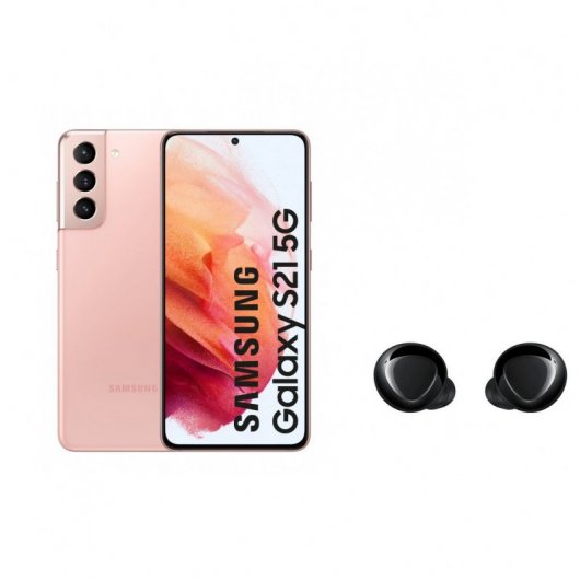 Samsung Galaxy S21 5G 128GB Rosa + Galaxy Buds+ Negro