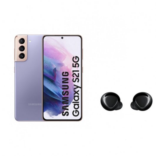 Samsung Galaxy S21 5G 128GB 6.2'' Violeta + Galaxy Buds+ Preto