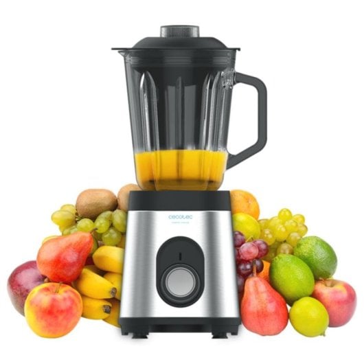 Blender Cecotec Power Black Titanium 1000 1000W Inox 1,5L 6 Lames Pulse
