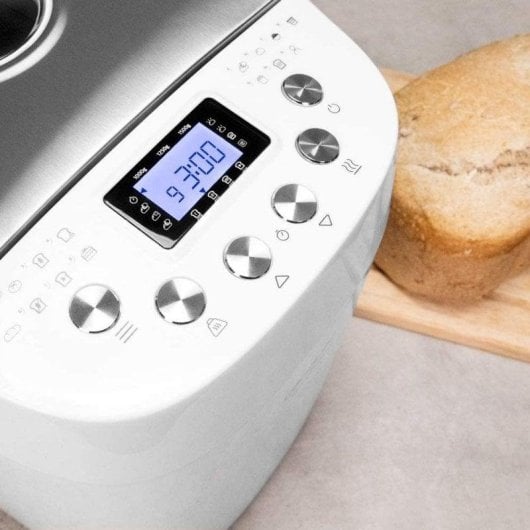 Panificadora Cecotec Bread&Co 1500 PerfectCook 1,5 kg Acier LCD 15 Programmes