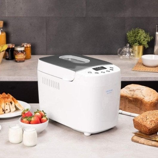 Panificadora Cecotec Bread&Co 1500 PerfectCook 1,5 kg Acier LCD 15 Programmes