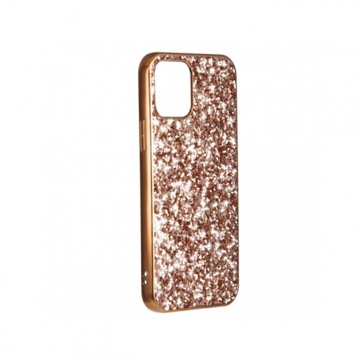 Funda Brillantina Oro Rosa para iPhone 12