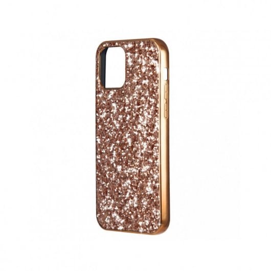 Funda Brillantina Oro Rosa para iPhone 12
