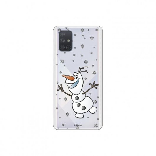 Funda Oficial de Disney Frozen Olaf Transparente para Samsung Galaxy A71