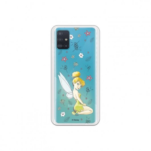 Funda Oficial de Disney Peter Pan Campanilla Silueta Transparente para Samsung Galaxy A51