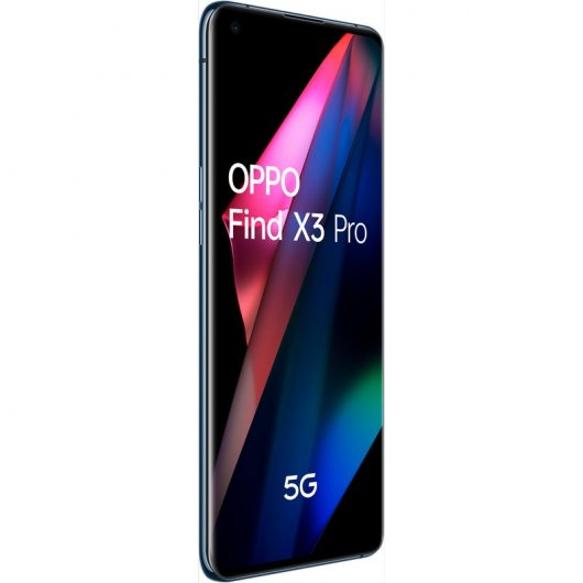 OPPO Find X3 Pro Smartphone 5G, Qualcomm 888, Display 6.7''QHD+AMOLED 120Hz, 4 Fotocamere 2*50MP, RAM 12GB+ROM 256GB, 4500mAh, WiFi6, Dual Sim, [Versione Italiana], Colore Blue