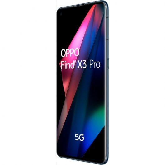 OPPO Find X3 Pro Smartphone 5G, Qualcomm 888, Display 6.7''QHD+AMOLED 120Hz, 4 Fotocamere 2*50MP, RAM 12GB+ROM 256GB, 4500mAh, WiFi6, Dual Sim, [Versione Italiana], Colore Blue