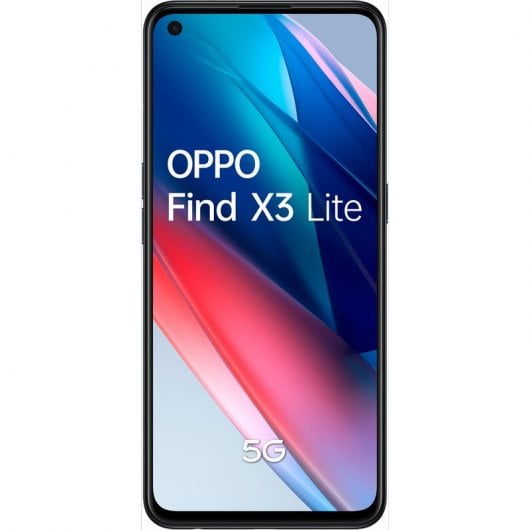 OPPO Find X3 Lite Smartphone 5G, Qualcomm 765G, Display 6.43'' FHD+AMOLED, 4 Fotocamere 64MP, RAM 8GB ESPANDIBILE FINO A 13GB+ROM 128GB, 4400mAh, Dual Sim, [Versione Italiana], Colore Starry Black