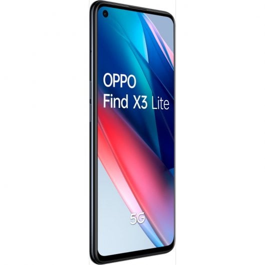 OPPO Find X3 Lite Smartphone 5G, Qualcomm 765G, Display 6.43'' FHD+AMOLED, 4 Fotocamere 64MP, RAM 8GB ESPANDIBILE FINO A 13GB+ROM 128GB, 4400mAh, Dual Sim, [Versione Italiana], Colore Starry Black