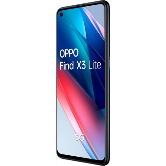 OPPO Find X3 Lite Smartphone 5G, Qualcomm 765G, Display 6.43'' FHD+AMOLED, 4 Fotocamere 64MP, RAM 8GB ESPANDIBILE FINO A 13GB+ROM 128GB, 4400mAh, Dual Sim, [Versione Italiana], Colore Starry Black