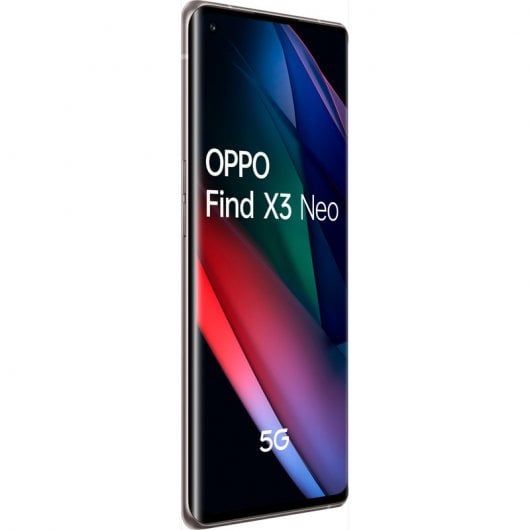 OPPO Find X3 Neo Smartphone 5G, Qualcomm865, Display 6.55''FHD+AMOLED, 4 Fotocamere 50MP, RAM 12GB ESPANDIBILE FINO A 19GB+ROM 256GB, 4500mAh, WiFi 6, Dual Sim, [Versione Italiana], Colore Galactic Silver