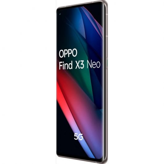 OPPO Find X3 Neo Smartphone 5G, Qualcomm865, Display 6.55''FHD+AMOLED, 4 Fotocamere 50MP, RAM 12GB ESPANDIBILE FINO A 19GB+ROM 256GB, 4500mAh, WiFi 6, Dual Sim, [Versione Italiana], Colore Galactic Silver