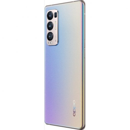 OPPO Find X3 Neo Smartphone 5G, Qualcomm865, Display 6.55''FHD+AMOLED, 4 Fotocamere 50MP, RAM 12GB ESPANDIBILE FINO A 19GB+ROM 256GB, 4500mAh, WiFi 6, Dual Sim, [Versione Italiana], Colore Galactic Silver