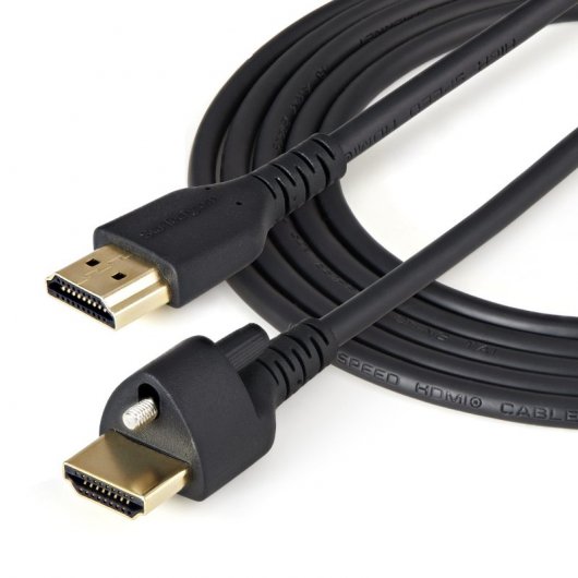 StarTech Cable HDMI 2.0 con Tornillo de Fijación 1m