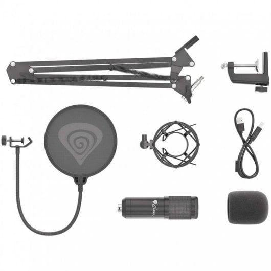 Microfono a condensatore USB Genesis Radium 400 con accessori