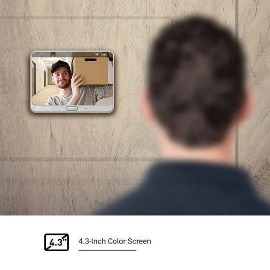 EZVIZ DP1C Mirilla Wifi 720P + 2x TY2 Cámara de Vigilancia IP WiFi 1080p