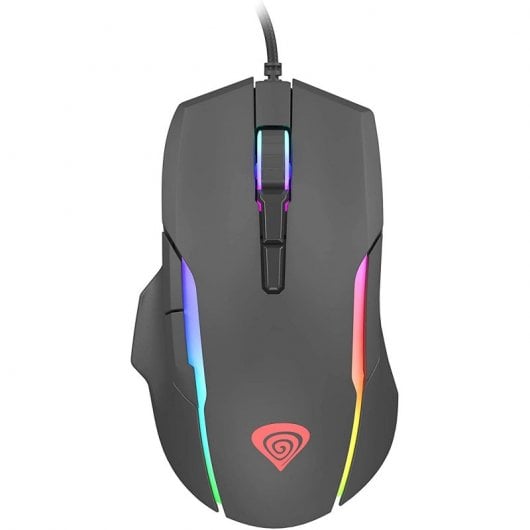 Mouse da gioco Genesis Xenon 220 RGB 6400 DPI Nero