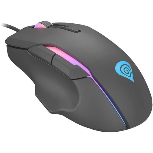 Mouse da gioco Genesis Xenon 220 RGB 6400 DPI Nero