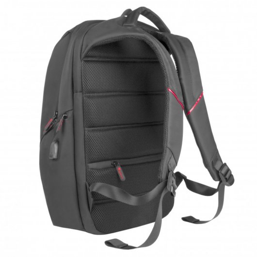 Genesis Pallad 400 Mochila con USB para Portátil hasta 15.6" Negra