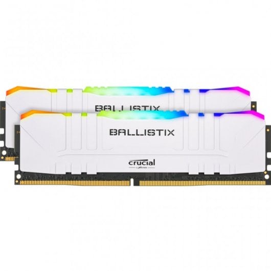 Crucial Ballistix RGB DDR4 3200Mhz PC4-25600 16GB 2x8GB CL16 Blanco