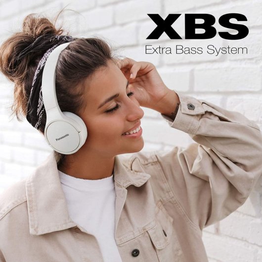 Panasonic RB-HF420BE Auscultadores Bluetooth Brancos