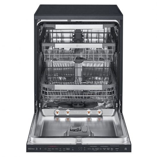 LG DF425HMS Lavavajillas Capacidad 14 Cubiertos D Acero Negro