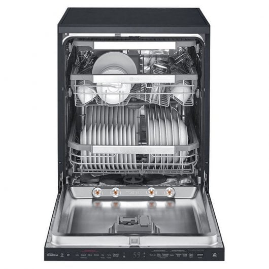 LG DF425HMS Lavavajillas Capacidad 14 Cubiertos D Acero Negro