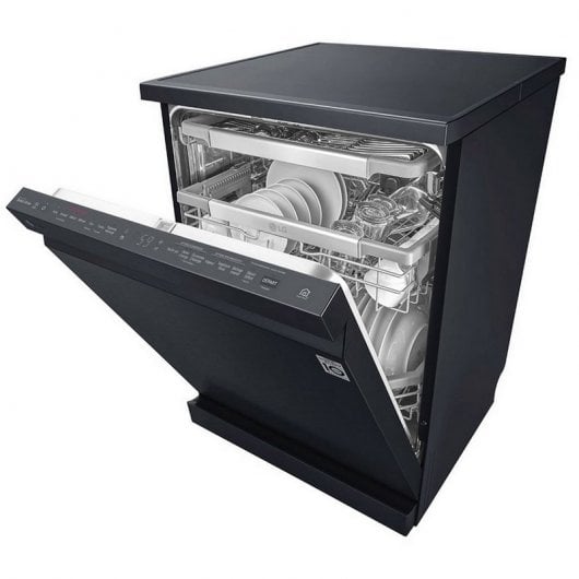 LG DF425HMS Lavavajillas Capacidad 14 Cubiertos D Acero Negro