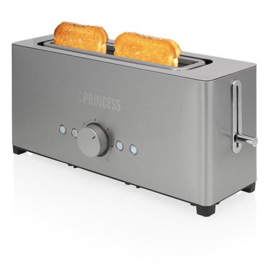 Princess 142335 Tostadora 1 Ranura Larga 750W Acero Inoxidable