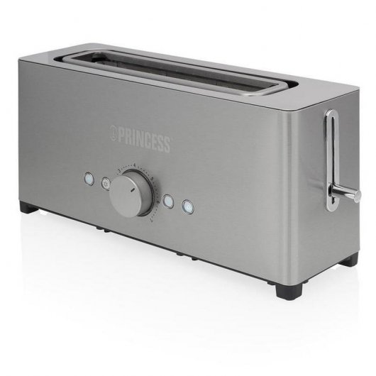 Princess 142335 Tostadora 1 Ranura Larga 750W Acero Inoxidable