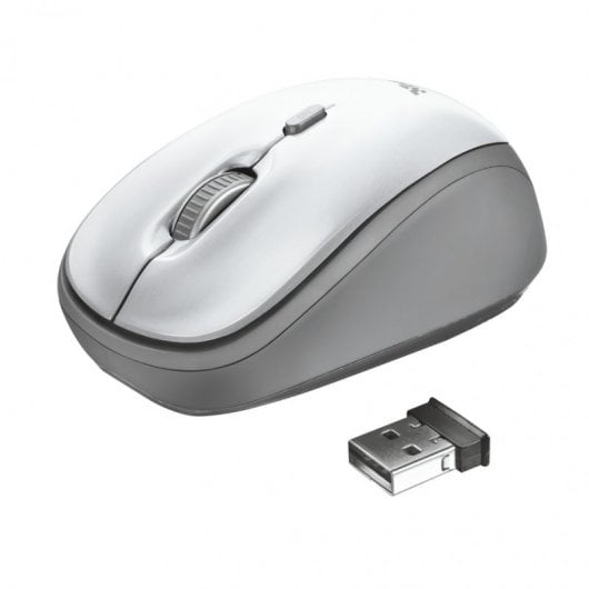 Trust Yvi Wireless Mouse Mouse Wireless 1600 DPI Argento