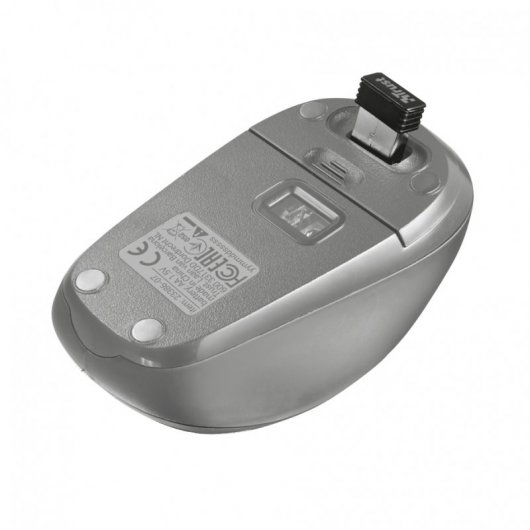 Trust Yvi Wireless Mouse Mouse Wireless 1600 DPI Argento