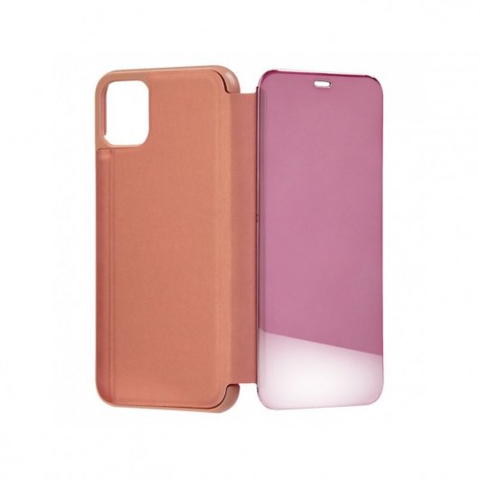 Funda libro Espejo Oro Rosa para iPhone 11 Pro