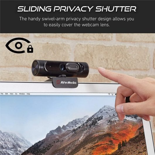 Avermedia PW315 Webcam FullHD Negra