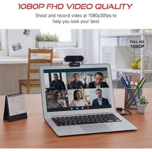 Webcam Avermedia PW310P Full HD 1080p Schwarz