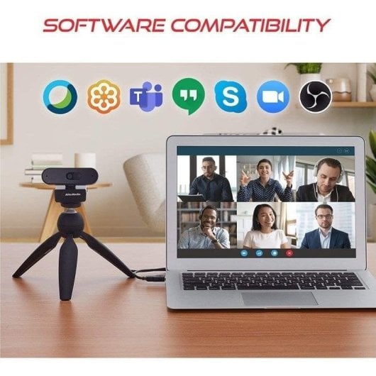 Webcam Avermedia PW310P Full HD 1080p Schwarz